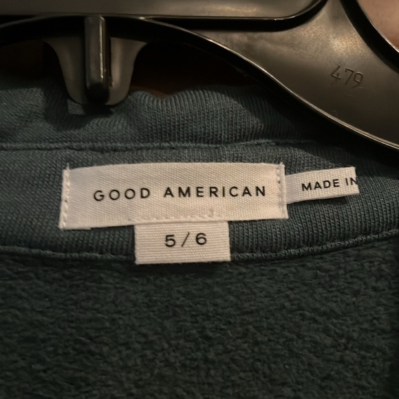 Good American Teal fleece lined Shacket 16/18 - Picture 4 of 5